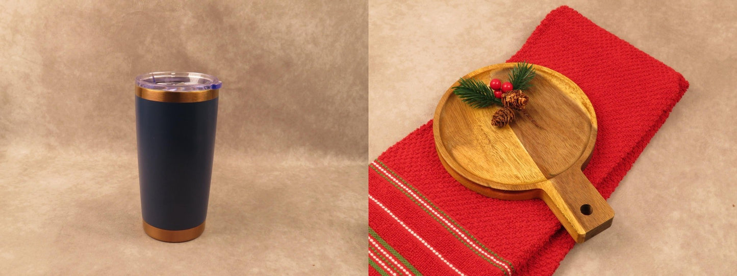 Holiday Gift Set with Insulated Tumbler and Festive Treats - Gifterria - Gift Set