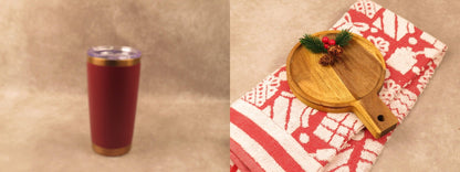 Holiday Gift Set with Insulated Tumbler and Festive Treats - Gifterria - Gift Set