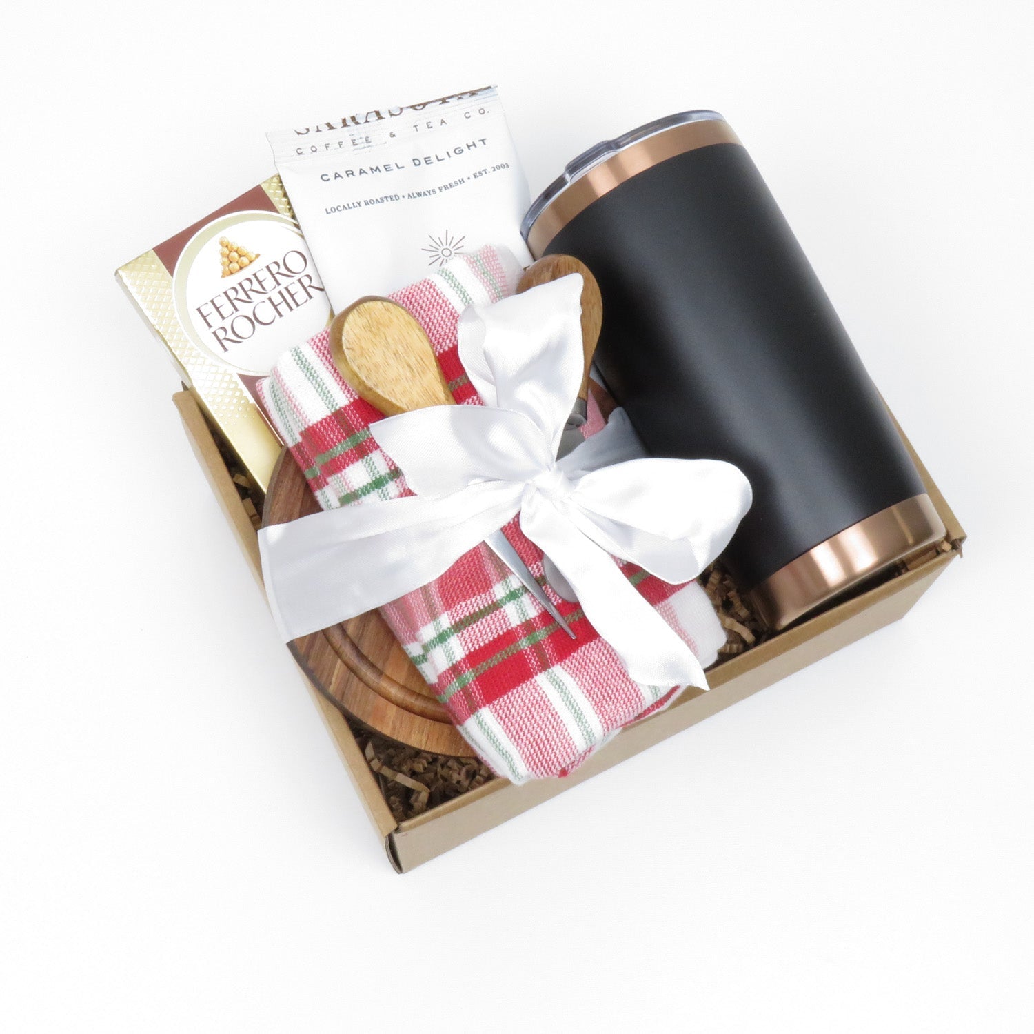 Holiday Gift Set with Insulated Tumbler and Festive Treats - Gifterria US - Gift Set