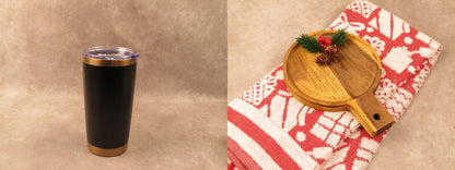 Holiday Gift Set with Insulated Tumbler and Festive Treats - Gifterria - Gift Set