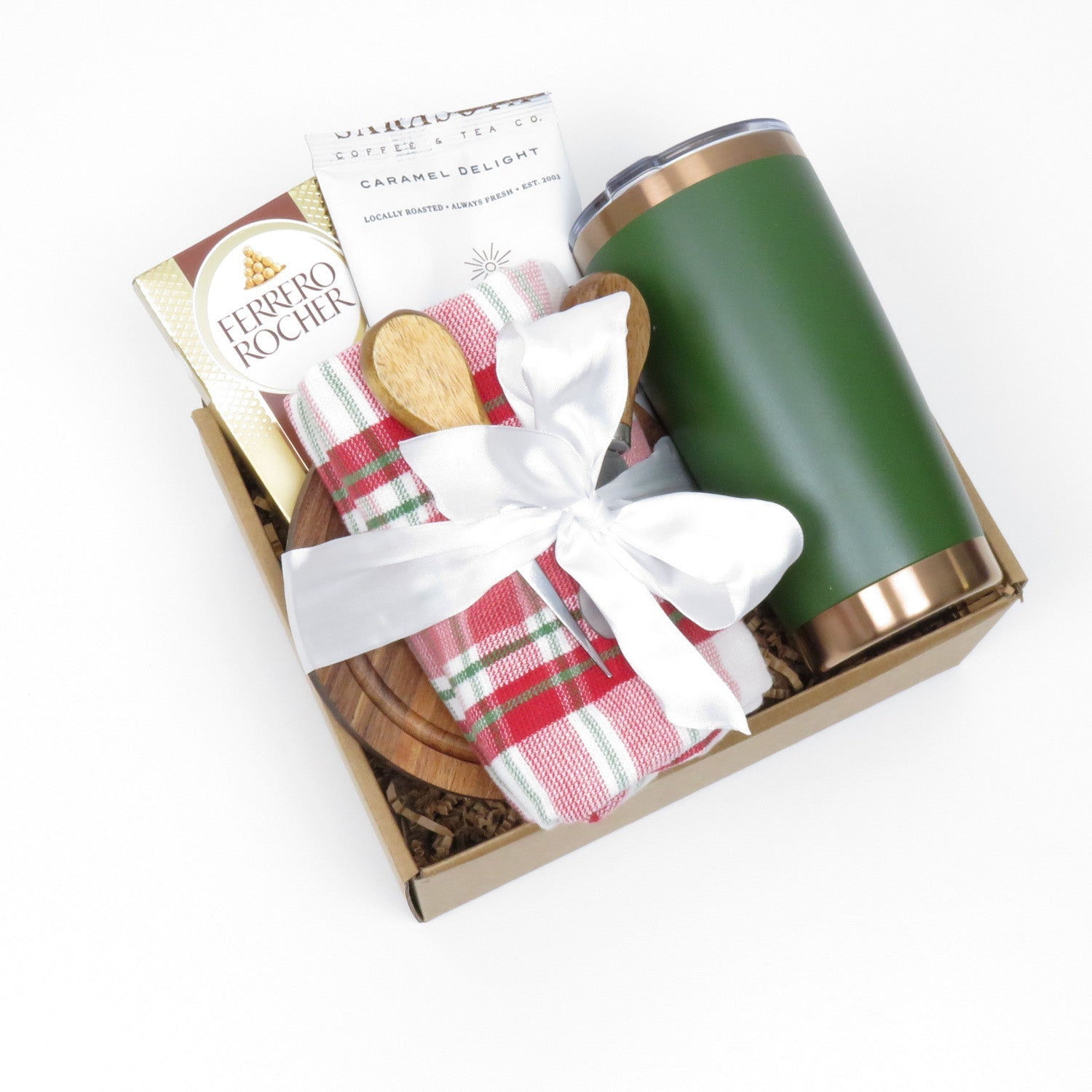 Holiday Gift Set with Insulated Tumbler and Festive Treats - Gifterria US - Gift Set