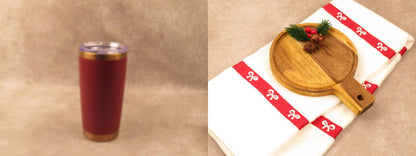 Holiday Gift Set with Insulated Tumbler and Festive Treats - Gifterria - Gift Set