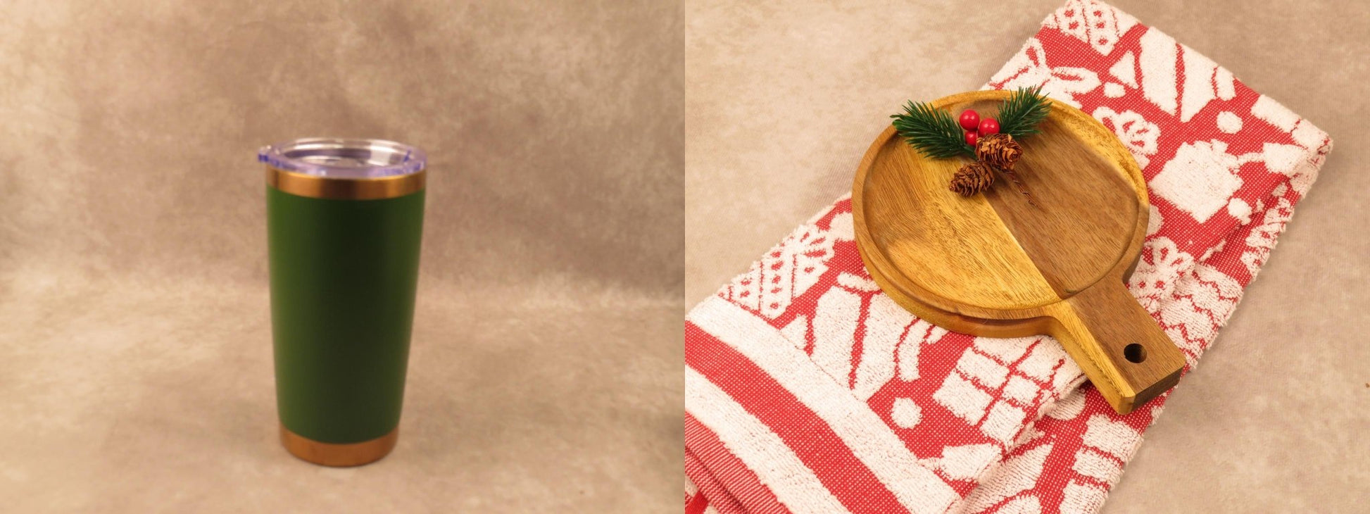 Holiday Gift Set with Insulated Tumbler and Festive Treats - Gifterria - Gift Set