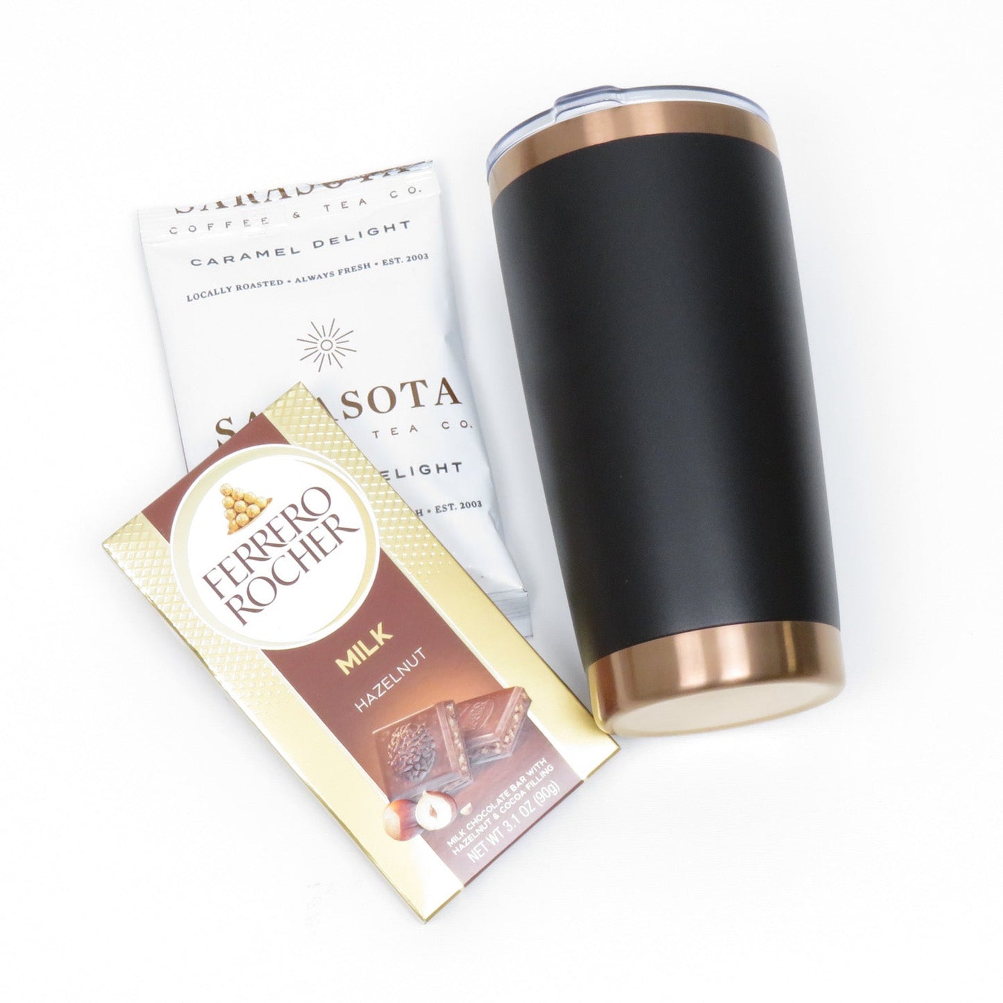 Holiday Gift Set with Insulated Tumbler and Festive Treats - Gifterria US - Gift Set
