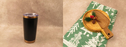 Holiday Gift Set with Insulated Tumbler and Festive Treats - Gifterria - Gift Set