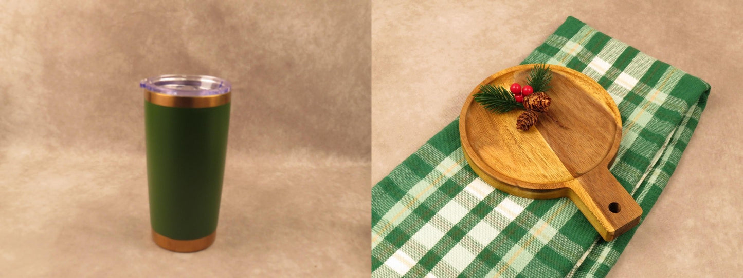 Holiday Gift Set with Insulated Tumbler and Festive Treats - Gifterria - Gift Set