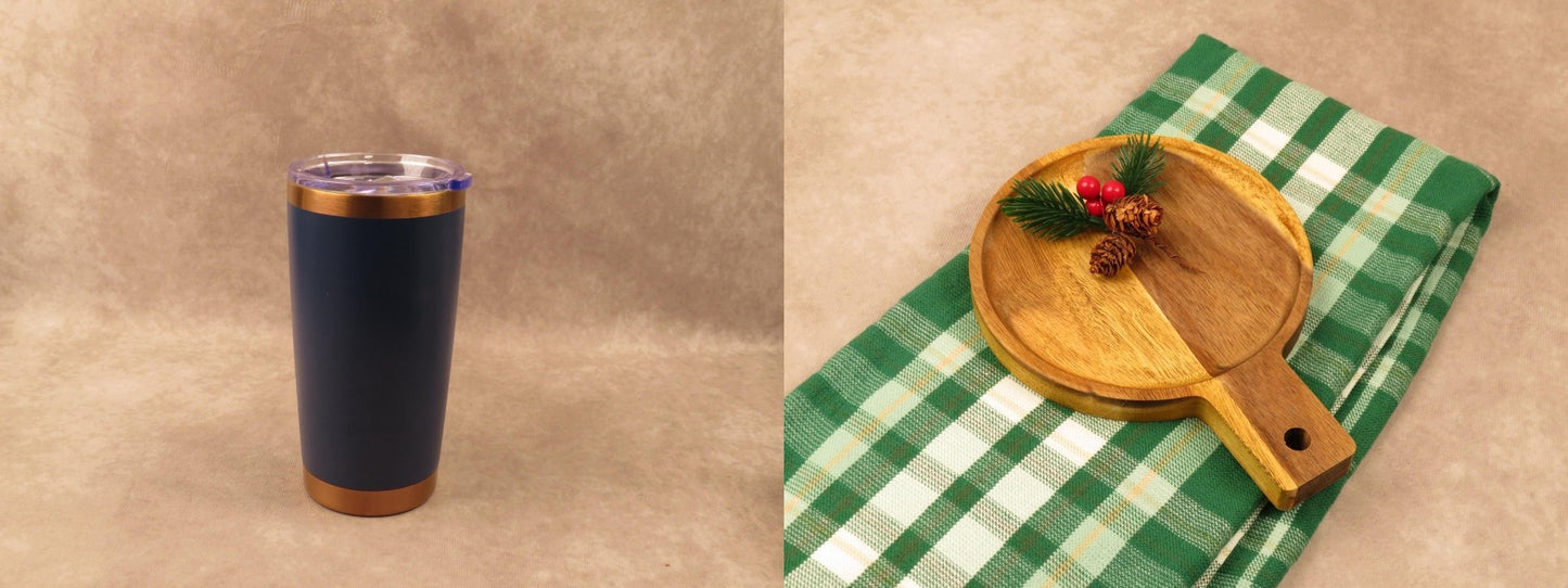 Holiday Gift Set with Insulated Tumbler and Festive Treats - Gifterria - Gift Set