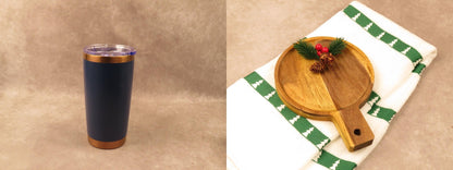 Holiday Gift Set with Insulated Tumbler and Festive Treats - Gifterria - Gift Set