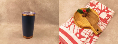 Holiday Gift Set with Insulated Tumbler and Festive Treats - Gifterria - Gift Set