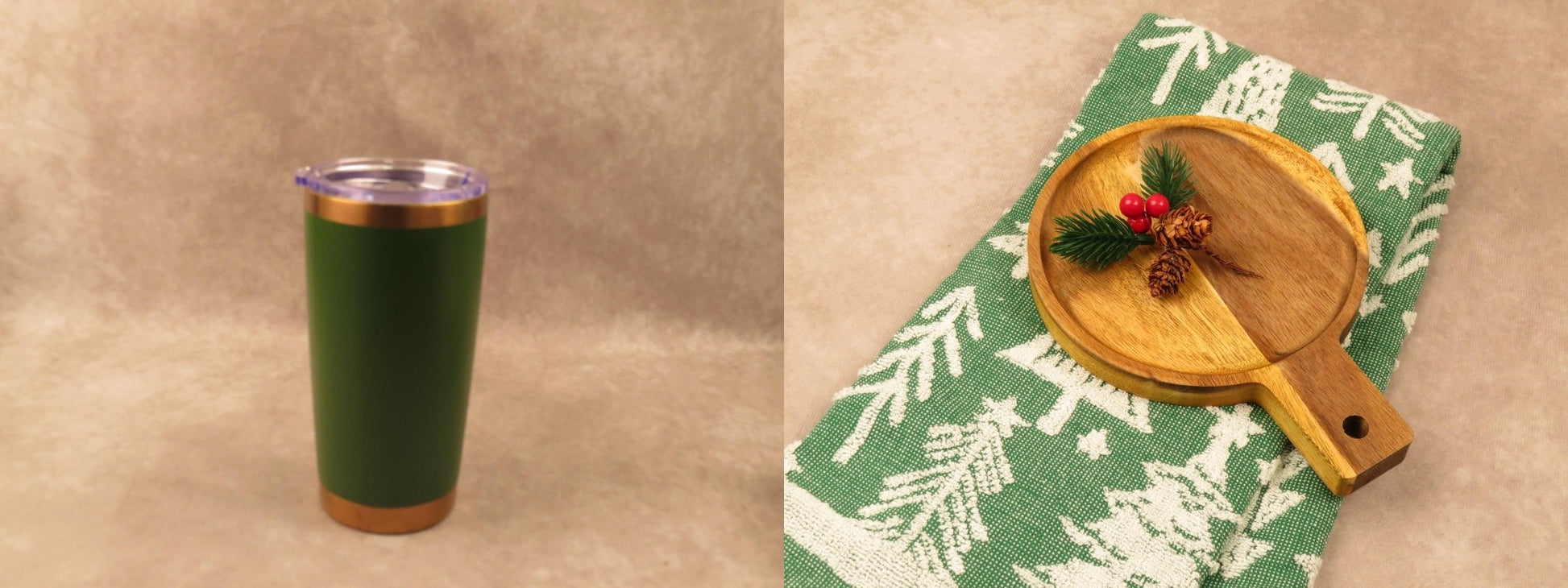 Holiday Gift Set with Insulated Tumbler and Festive Treats - Gifterria - Gift Set