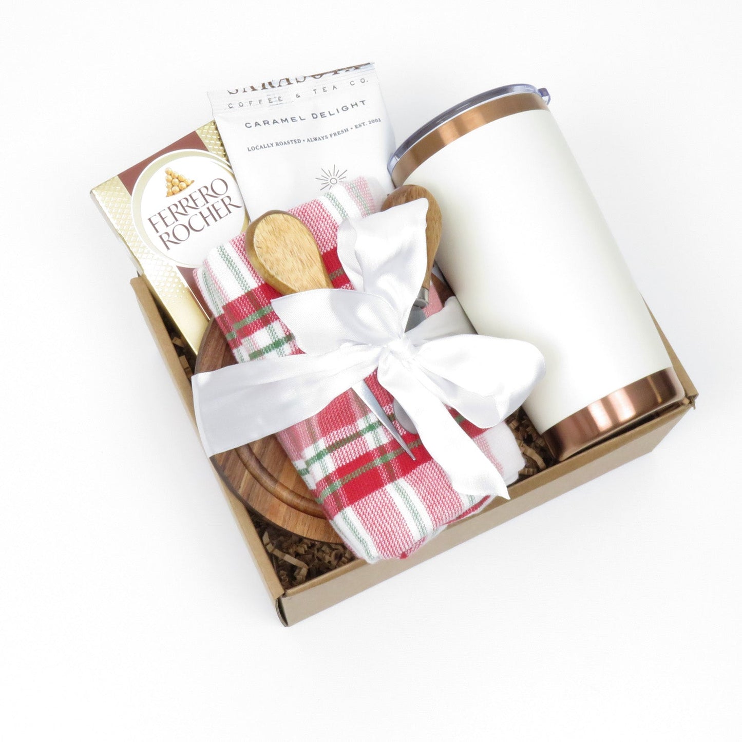 Holiday Gift Set with Insulated Tumbler and Festive Treats - Gifterria US - Gift Set