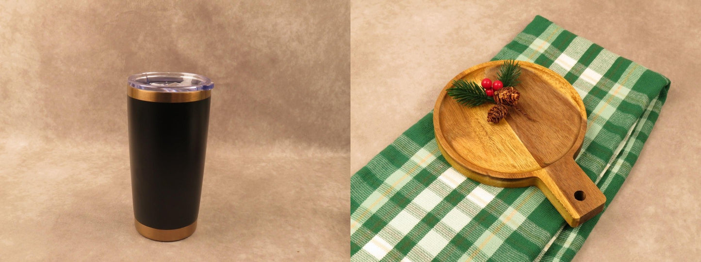 Holiday Gift Set with Insulated Tumbler and Festive Treats - Gifterria - Gift Set