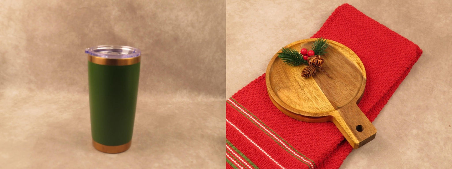 Holiday Gift Set with Insulated Tumbler and Festive Treats - Gifterria - Gift Set