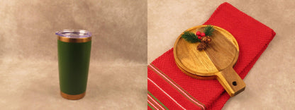 Holiday Gift Set with Insulated Tumbler and Festive Treats - Gifterria - Gift Set