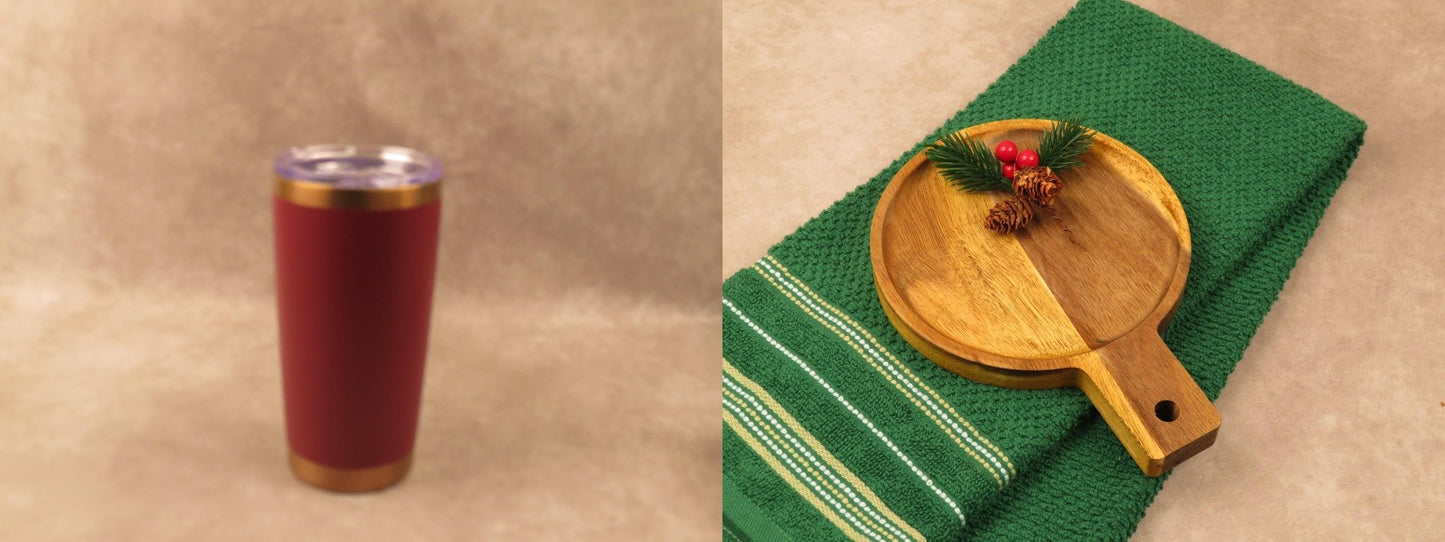 Holiday Gift Set with Insulated Tumbler and Festive Treats - Gifterria - Gift Set