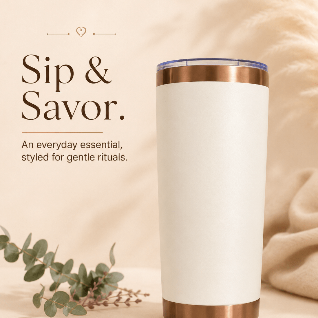 Luxury Cozy Gift Set with Insulated Copper Tumbler, Gourmet Chocolates, and Pampering Essentials - Gifterria US - Gift Set