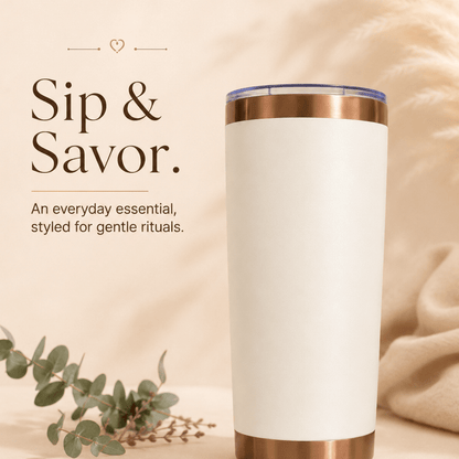 Luxury Cozy Gift Set with Insulated Copper Tumbler, Gourmet Chocolates, and Pampering Essentials - Gifterria US - Gift Set