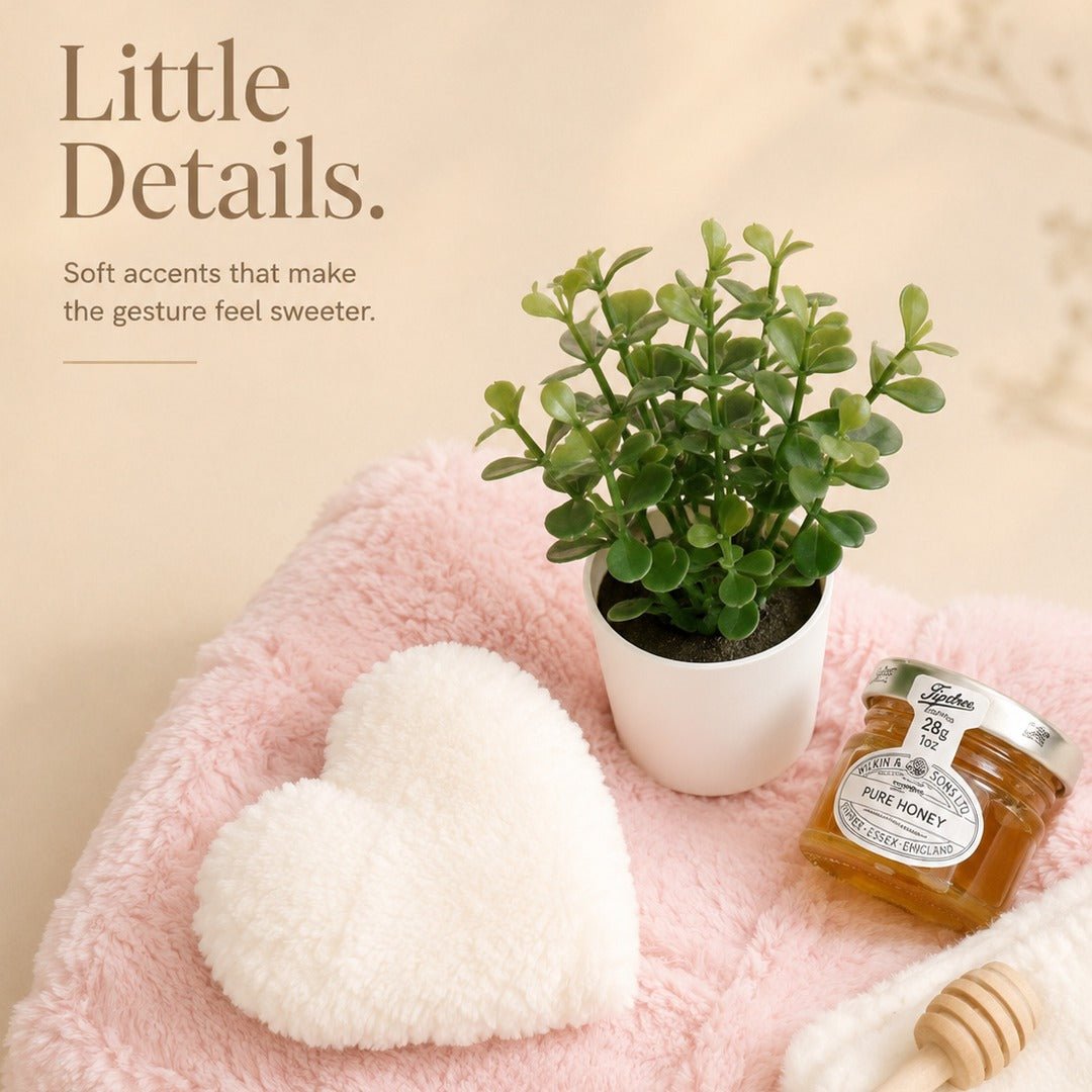 Luxury Relaxation Gift Set with Pink Plush Blanket - Gifterria US - Gift Sets