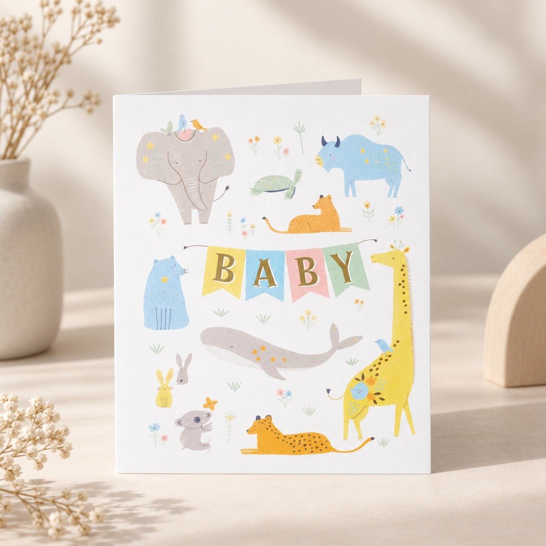 New Mom & Baby Gift Box with Silicone Feeding Set & Swaddle - Gifterria US - Gift Box