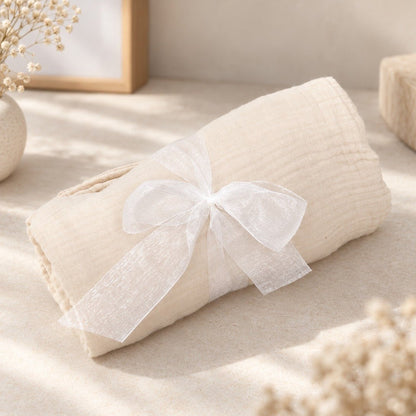 New Mom & Baby Gift Box with Silicone Feeding Set & Swaddle - Gifterria US - Gift Box