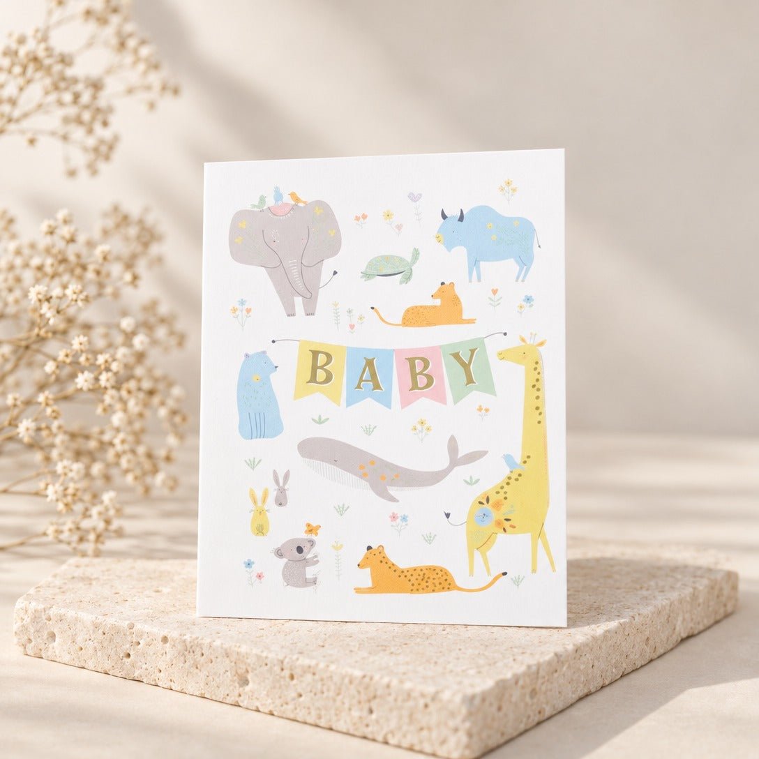 New Mom & Baby Gift Box with Silicone Feeding Set & Swaddle - Gifterria US - Gift Box