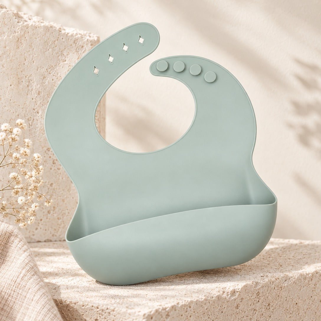 New Mom & Baby Gift Box with Silicone Feeding Set & Swaddle - Gifterria US - Gift Box