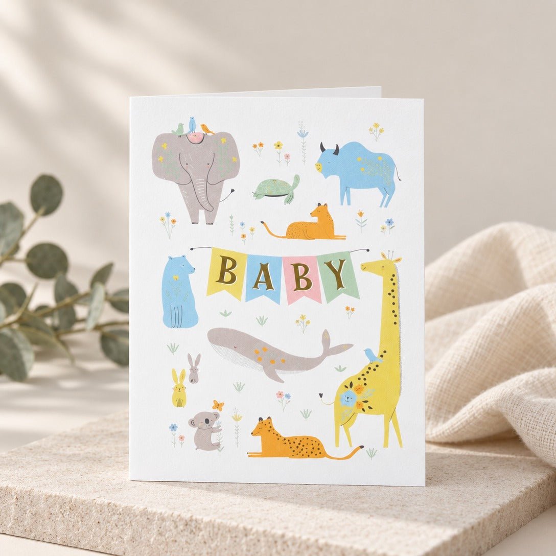 New Mom & Baby Gift Box with Silicone Feeding Set & Swaddle - Gifterria US - Gift Box