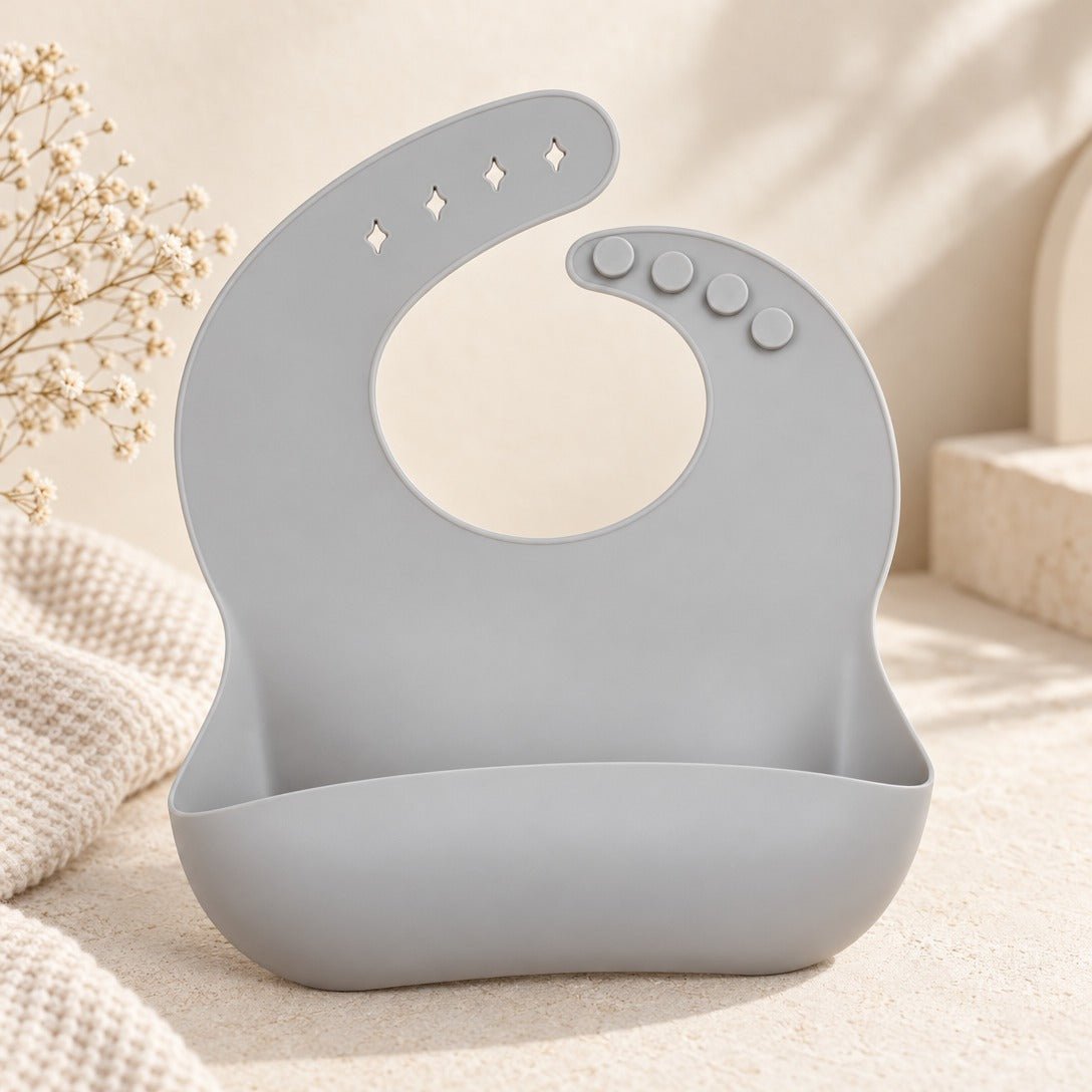New Mom & Baby Gift Box with Silicone Feeding Set & Swaddle - Gifterria US - Gift Box