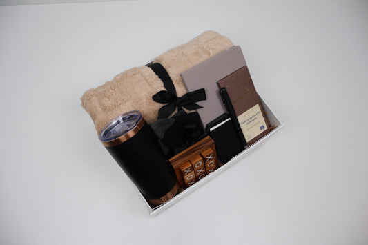Refined Father's Day Gift Box for the Gentleman with Tumbler and MagSafe Wallet - Gifterria US - Gift Box