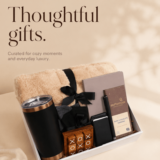 Refined Father's Day Gift Box for the Gentleman with Tumbler and MagSafe Wallet - Gifterria US - Gift Box