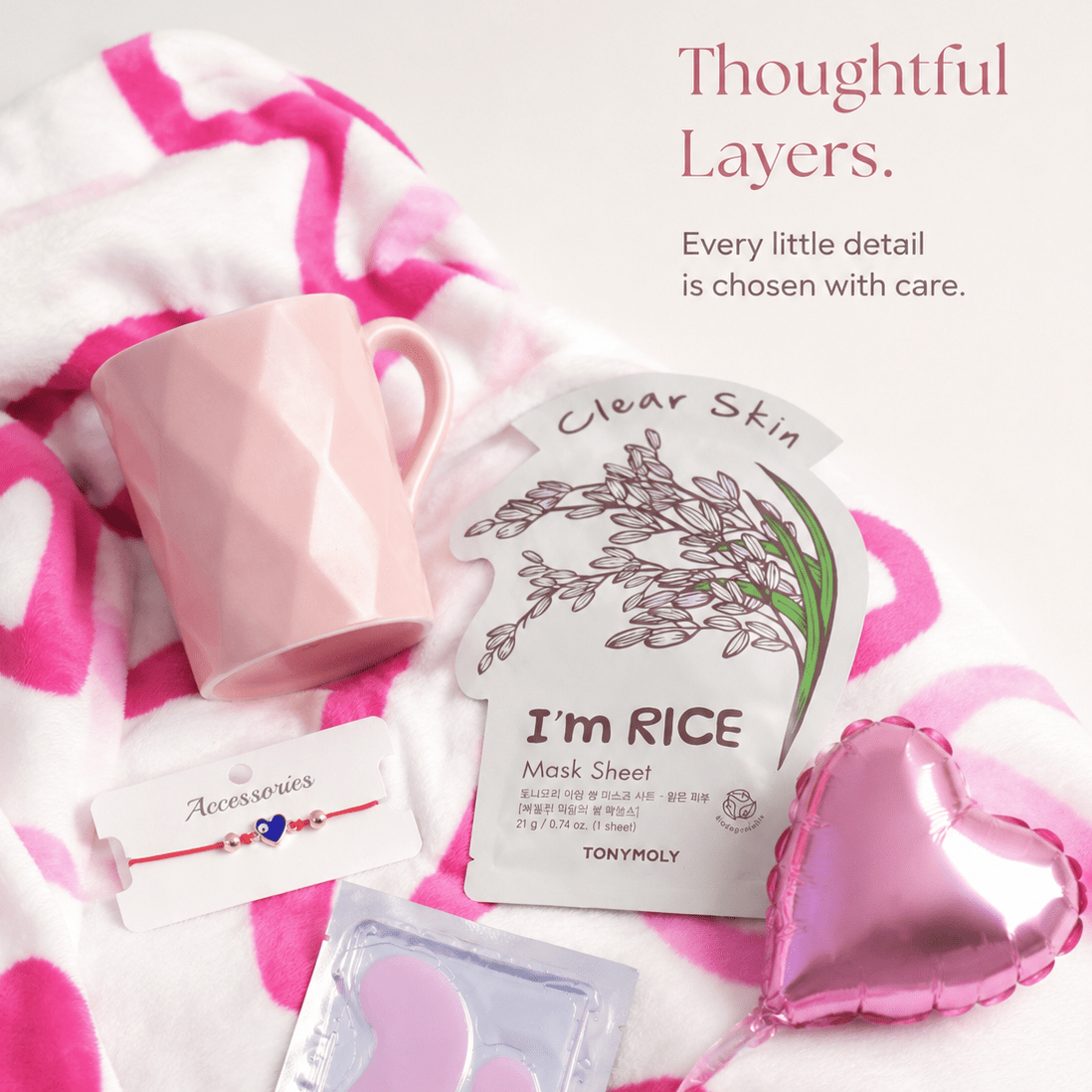 Romantic Gift Set with Cozy Blanket and Sweet Treats - Gifterria US - Gift Sets