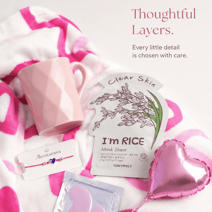 Romantic Gift Set with Cozy Blanket and Sweet Treats - Gifterria US - Gift Sets