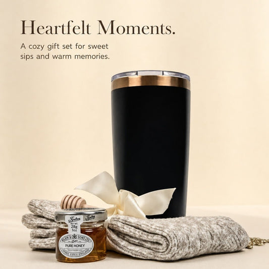 Sweet & Sip Gift Box with Tumbler - Gifterria US - Gift Set