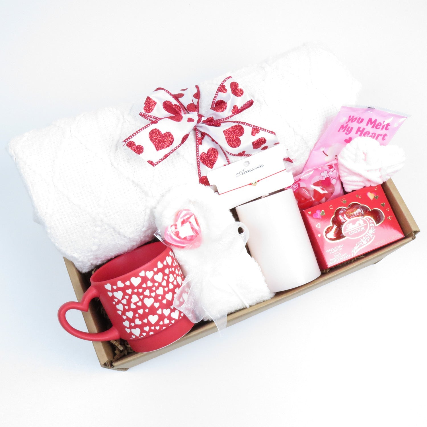 Cozy Valentine's Day Gift Box with Blanket | Gifterria US