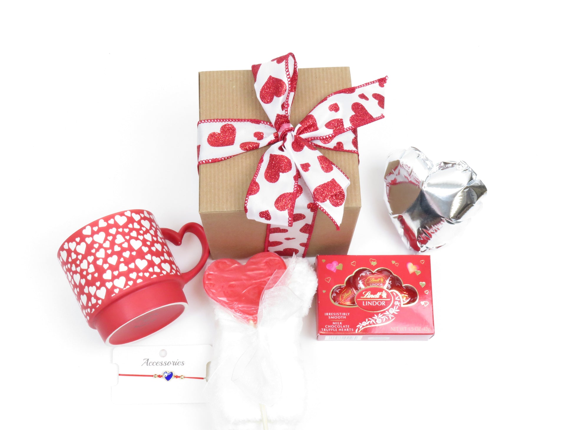 Valentine's Day Heartfelt Gift Set with Mug & Treats - Gifterria US - Gift Set